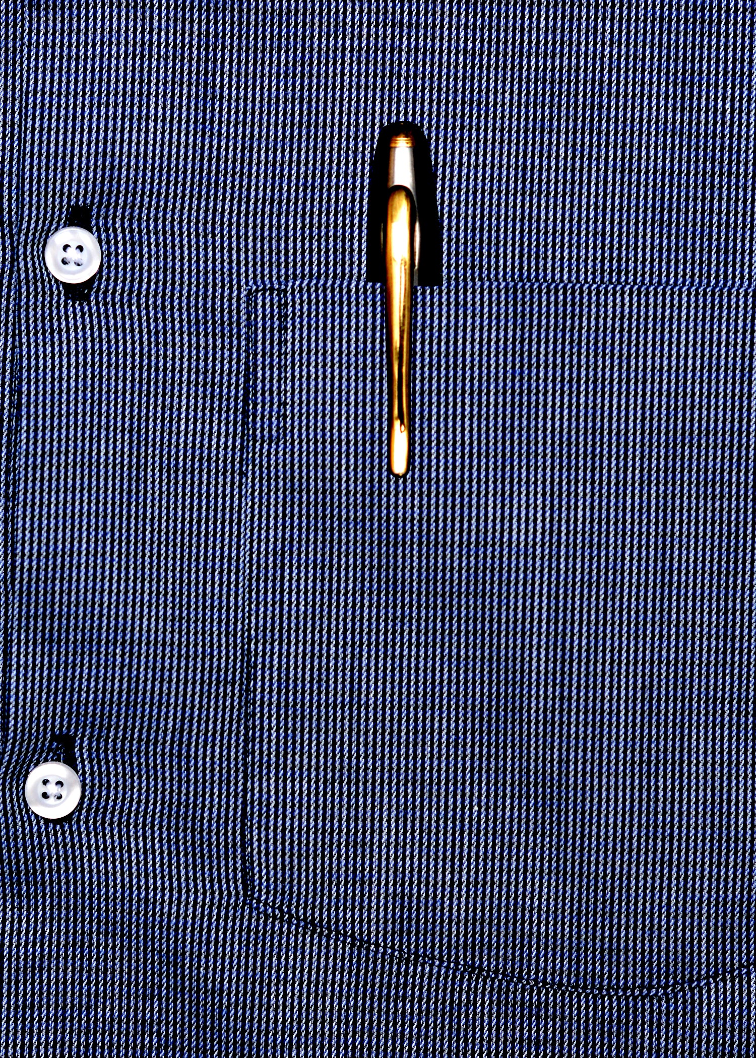 Blue Self Lining Summer Fabric Shirt
