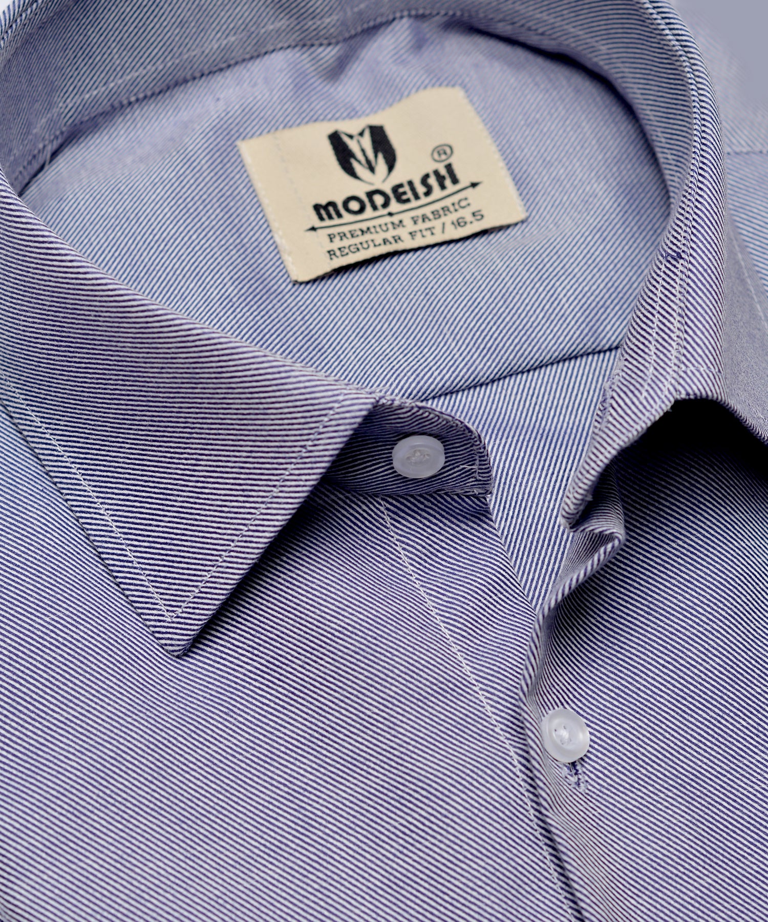 Blerry Silver Self Lining Summer Fabric Shirt