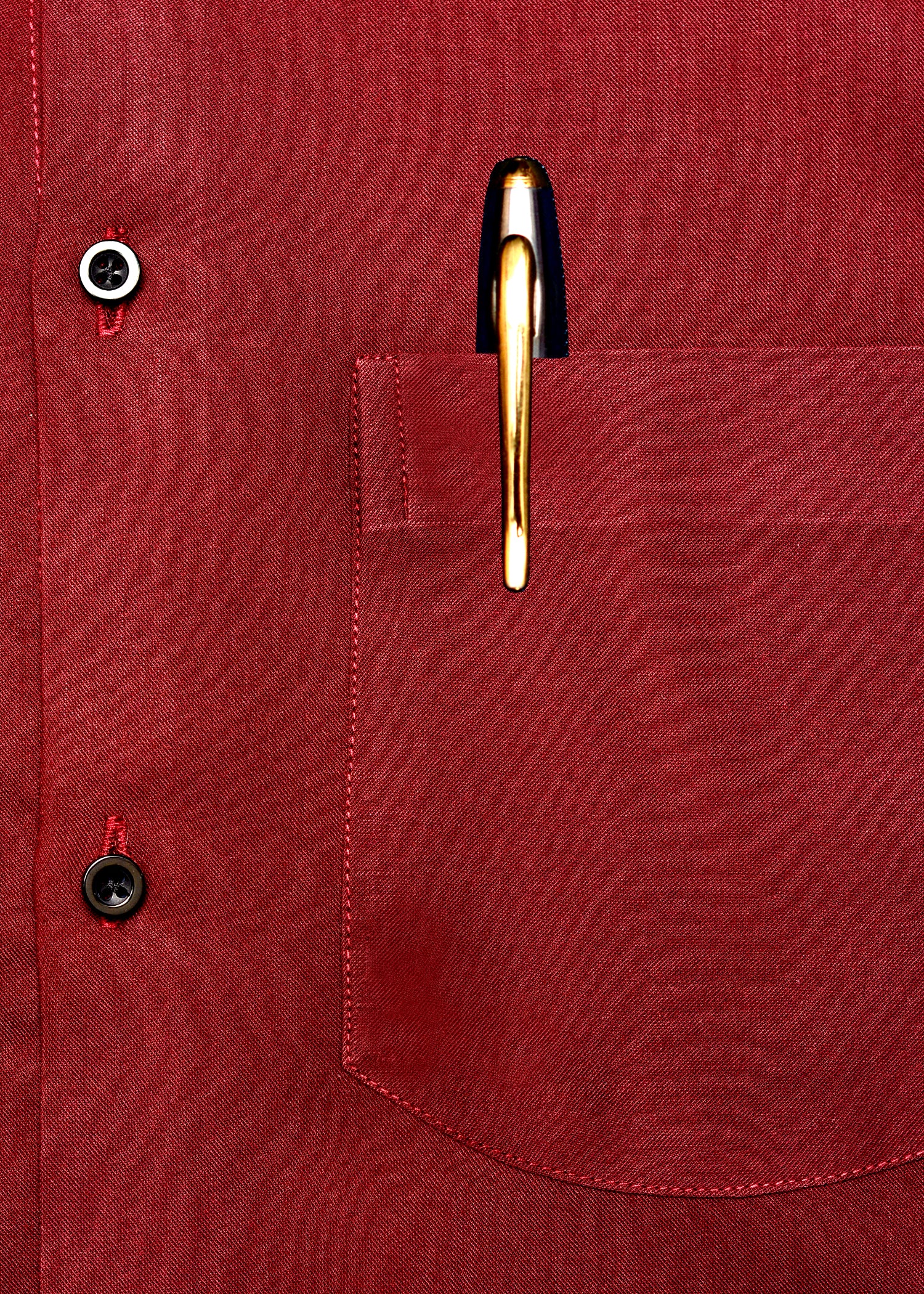 Maroon Plain Summer Fabric Shirt