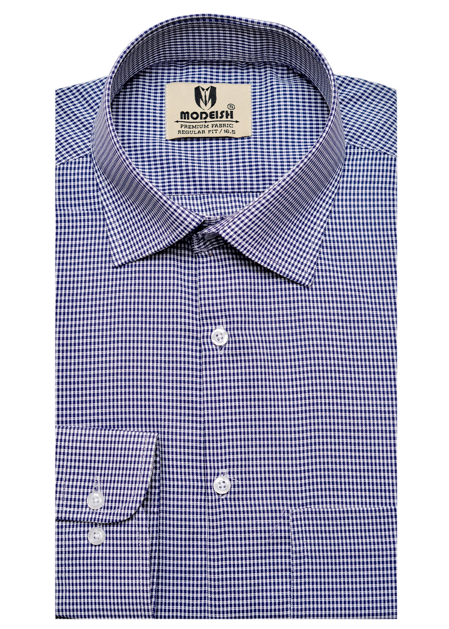Blue check Summer Fabric Shirt