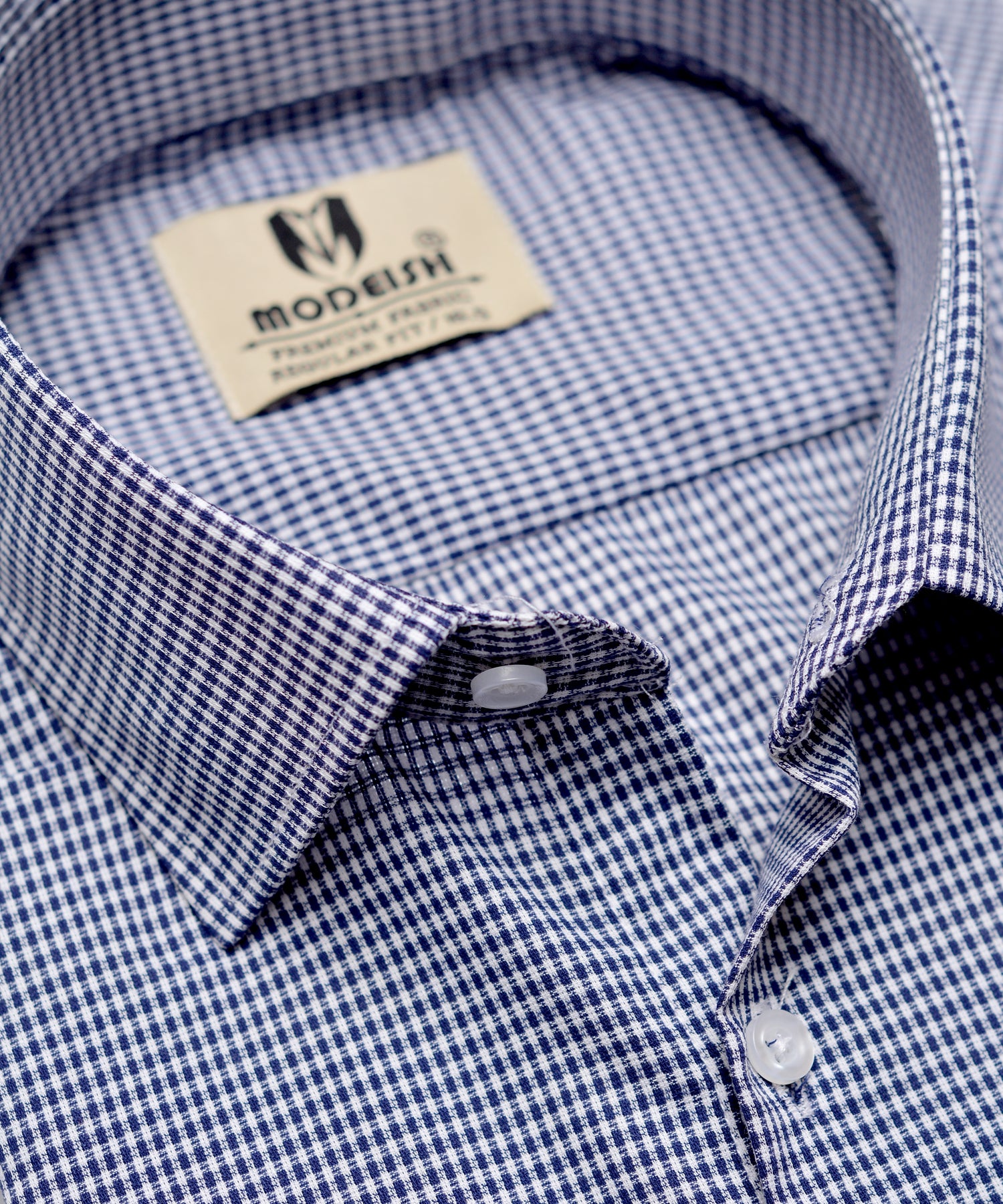 Blue check Summer Fabric Shirt