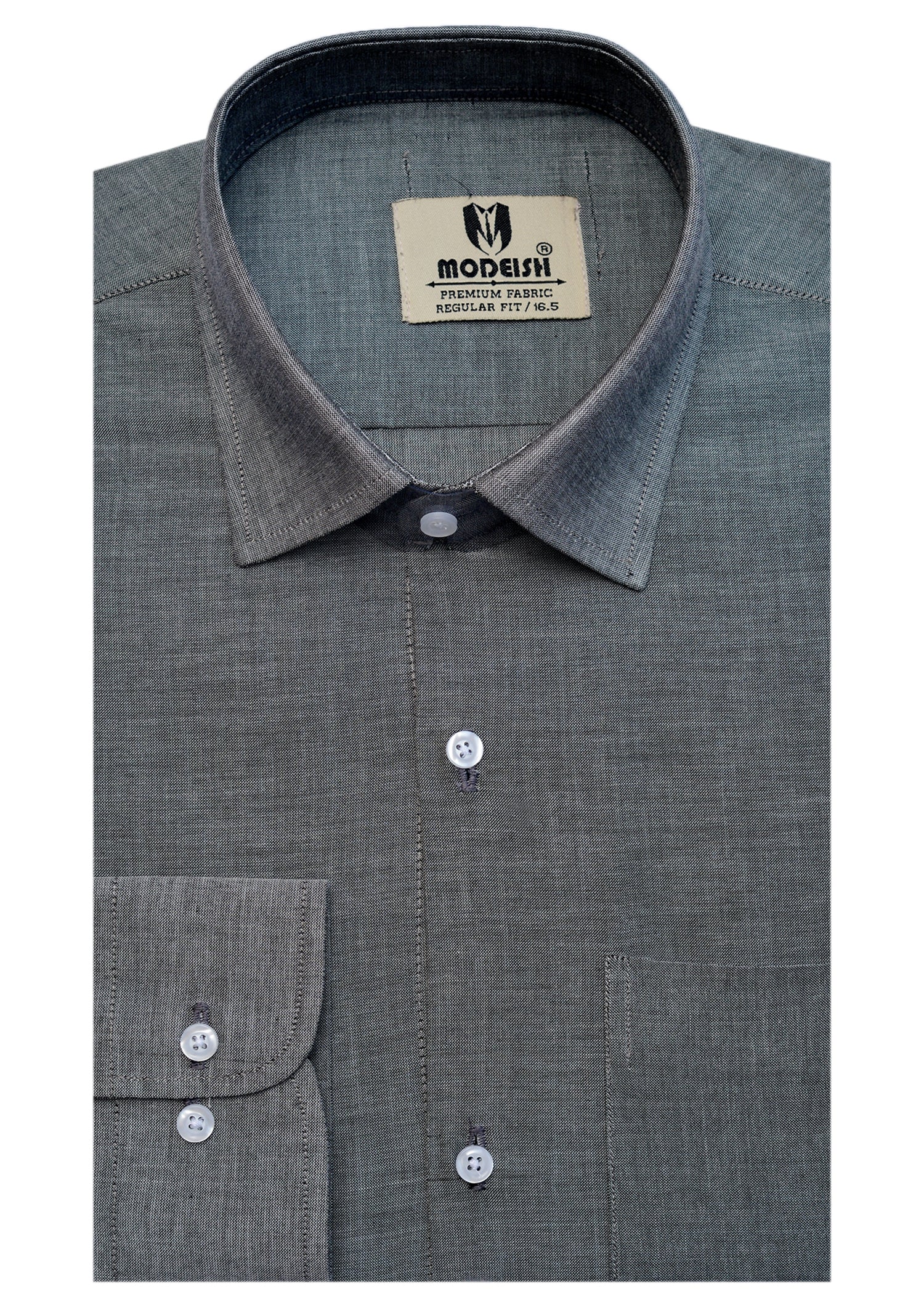 Grey Shamray Summer Fabric Shirt