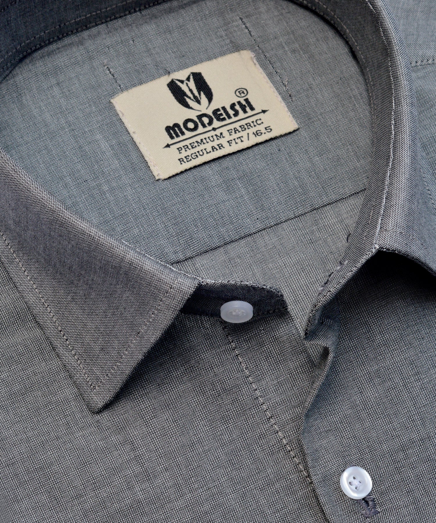 Grey Shamray Summer Fabric Shirt