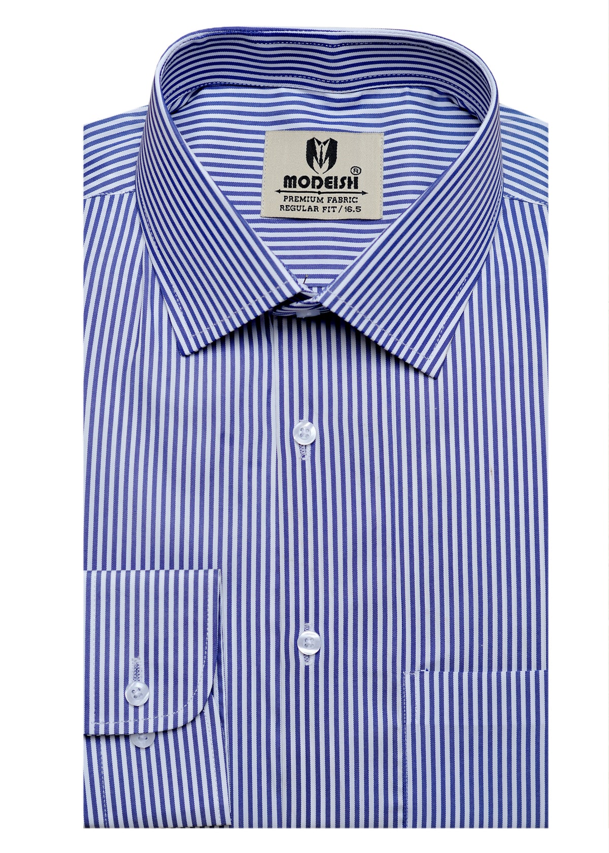 Blue White lining Summer Fabric Shirt