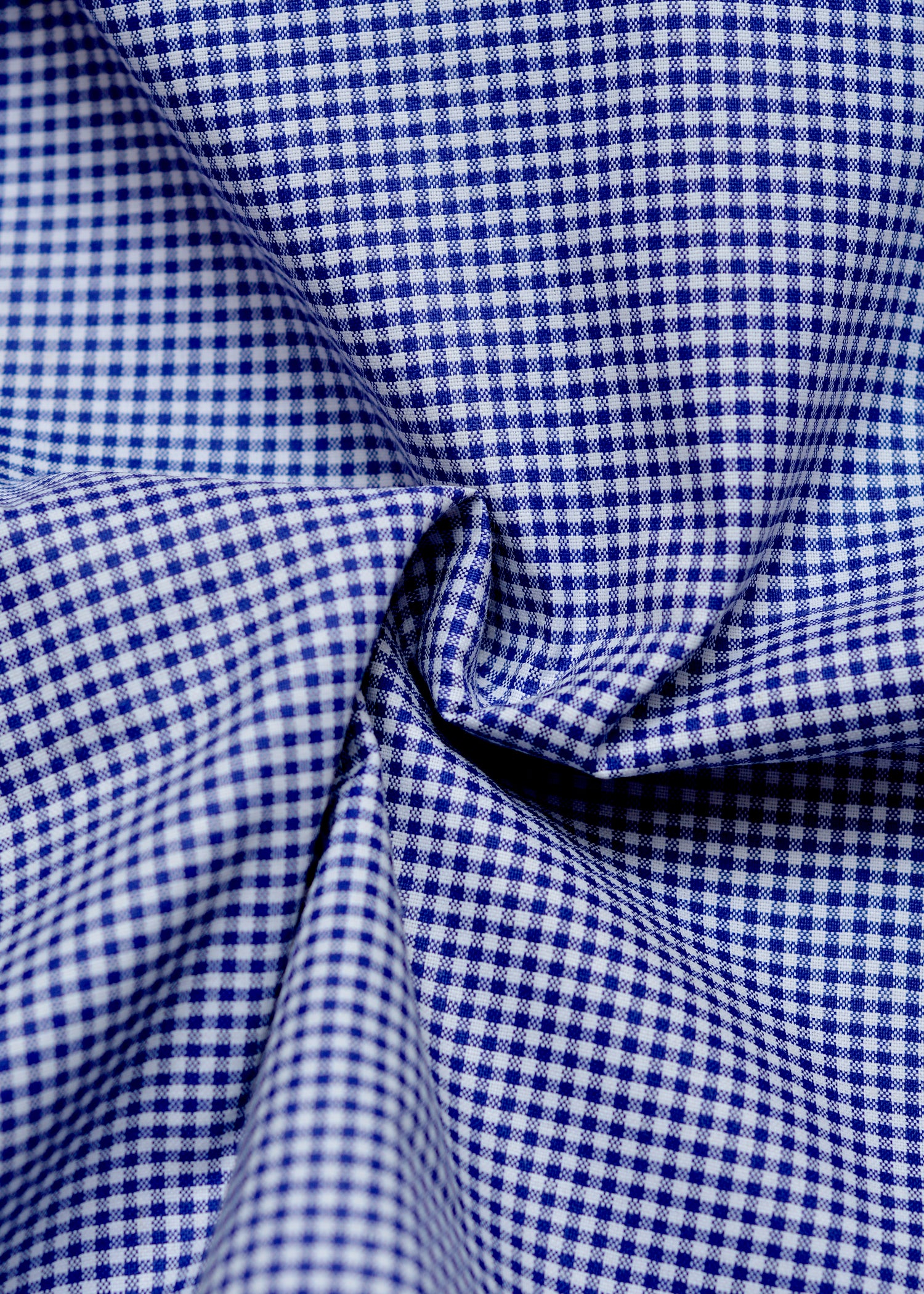 Blue box check Summer Fabric Shirt
