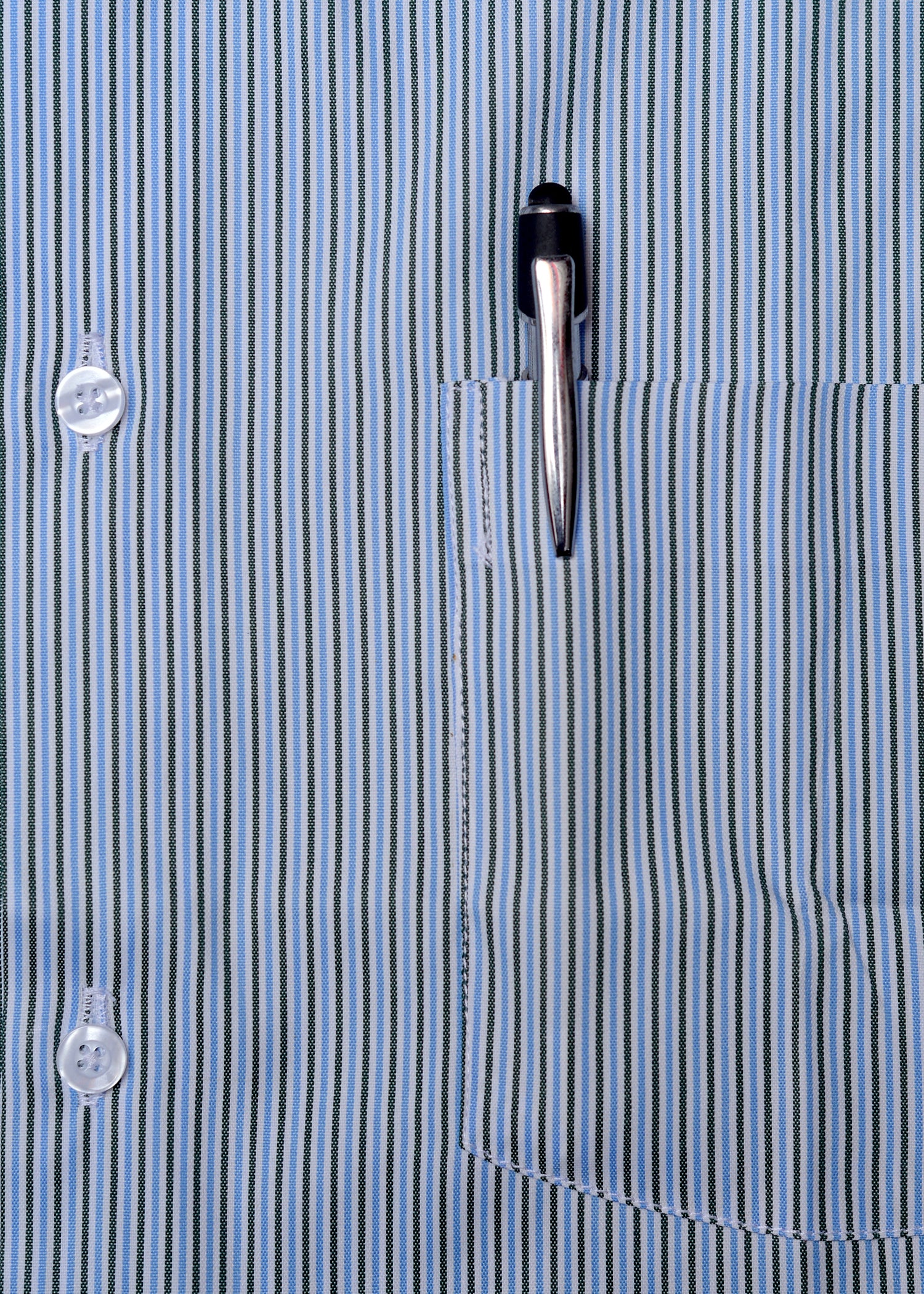 Duel sky stripe Summer Fabric Shirt