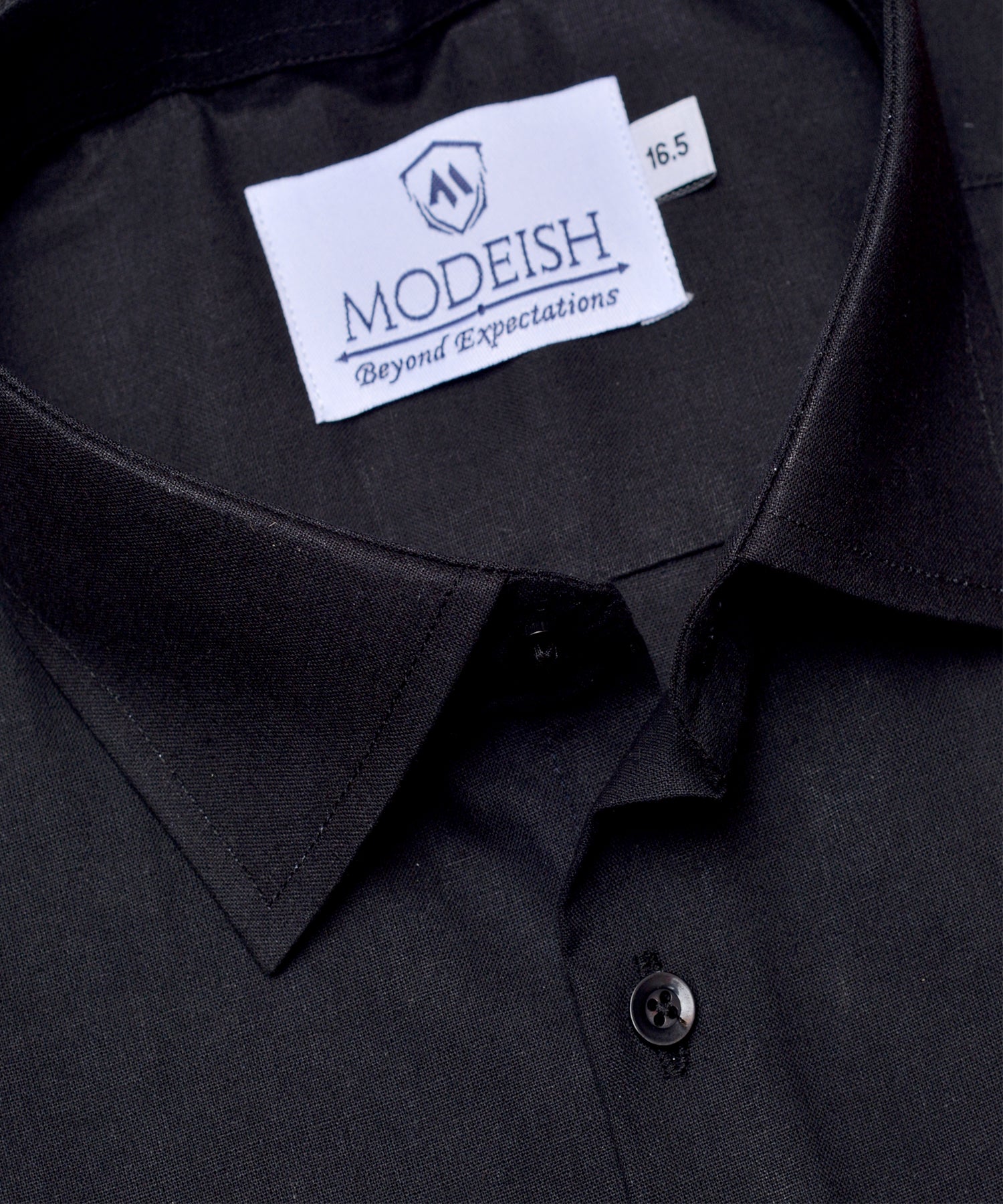 Black plain Formal shirt