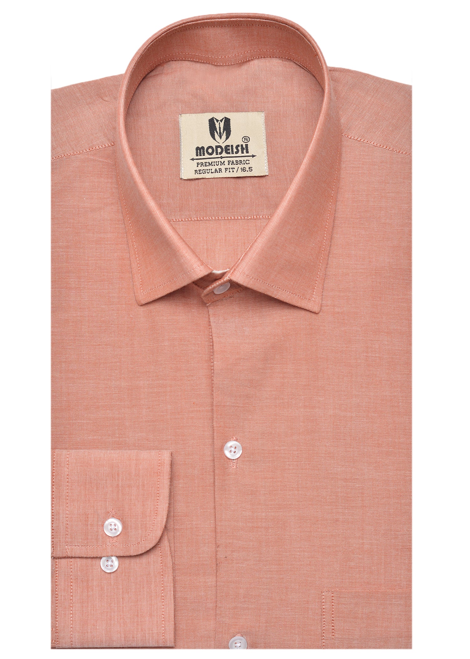 Blush Peach Shamray Summer Fabric Shirt