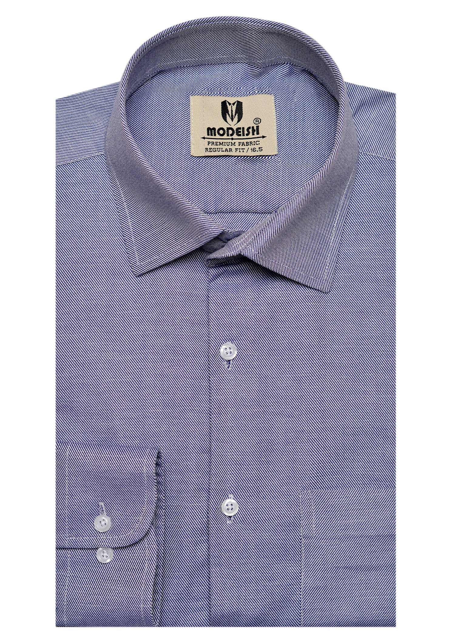 Blerry  Silver Self Lining Summer Fabric Shirt