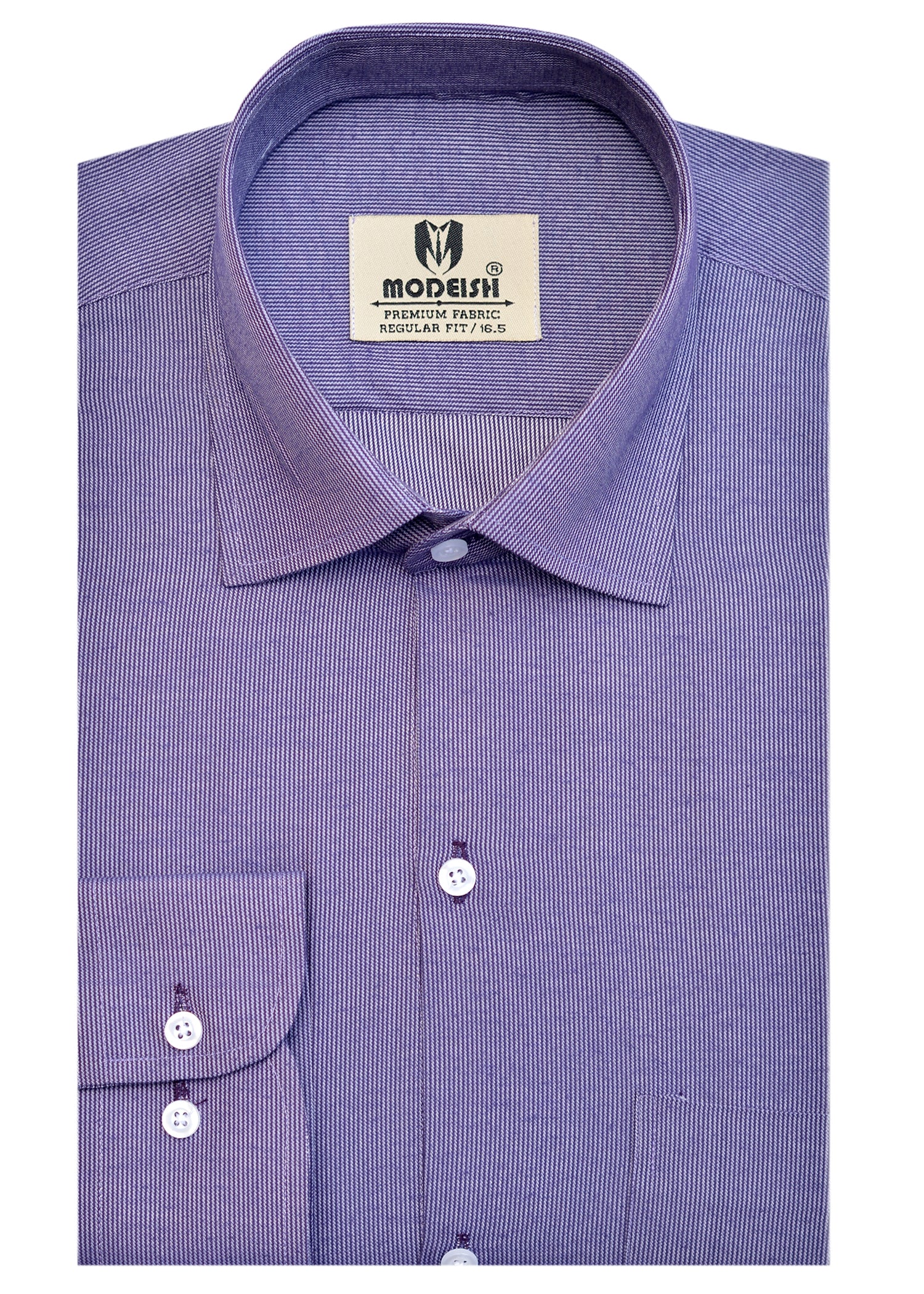 Dark Purple Self lining Summer Fabric Shirt