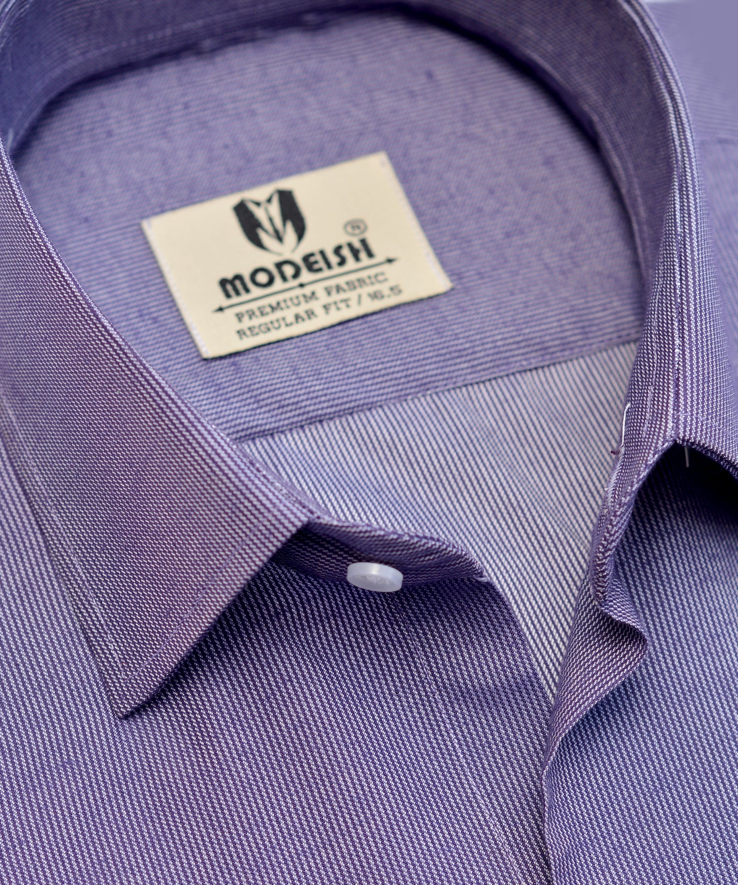 Dark Purple Self lining Summer Fabric Shirt