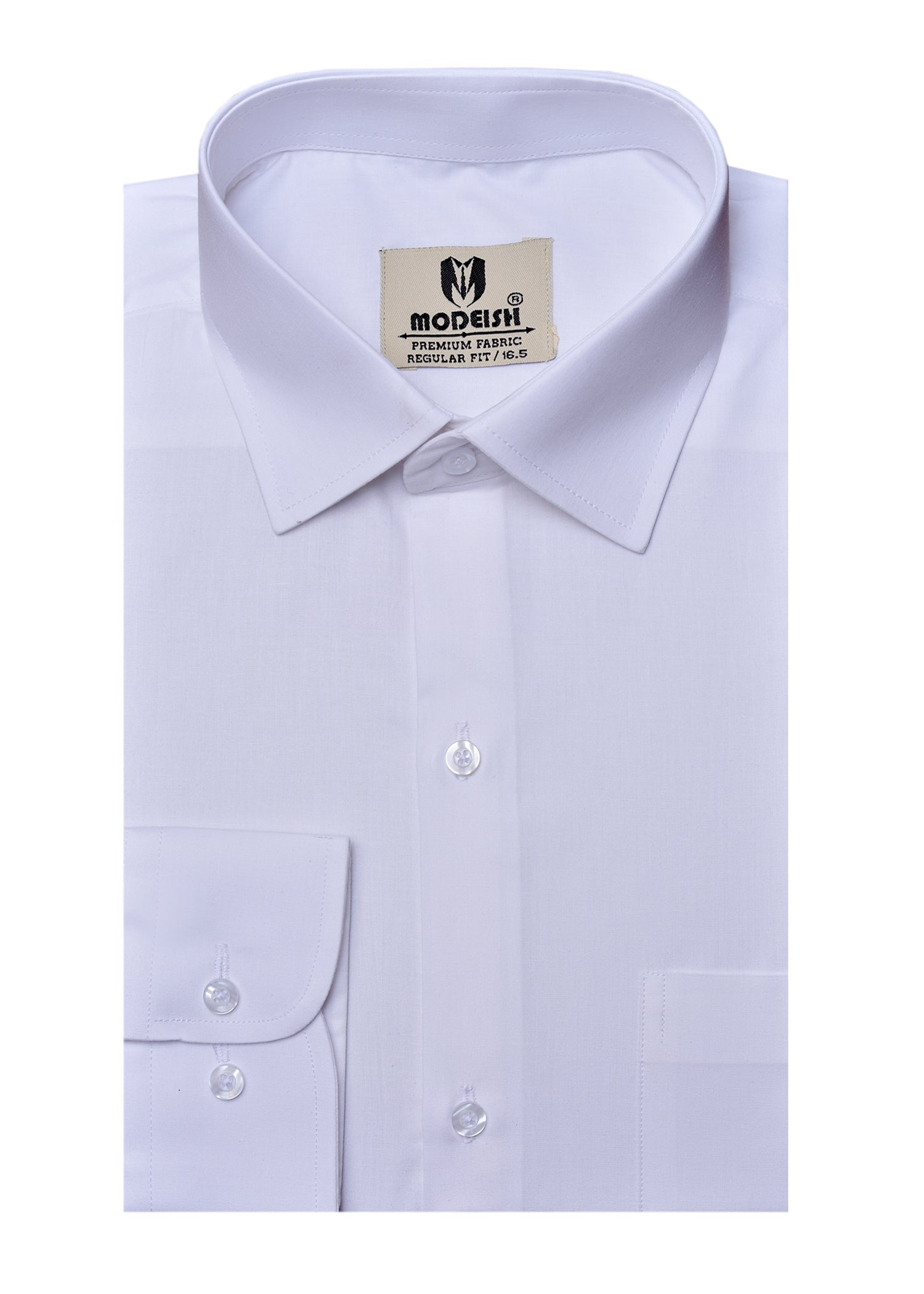 White Plain  Summer Fabric Shirt