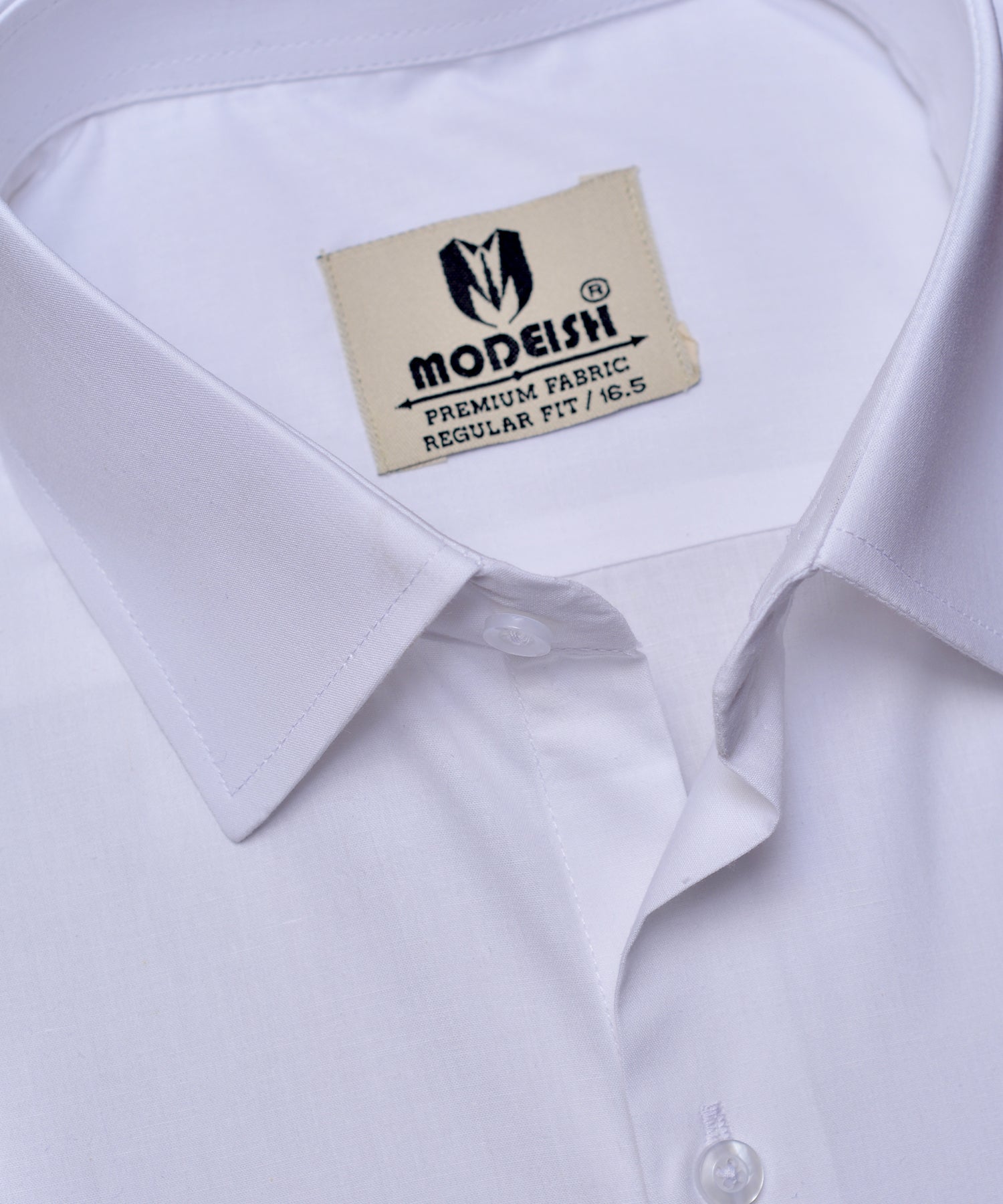 White Plain  Summer Fabric Shirt
