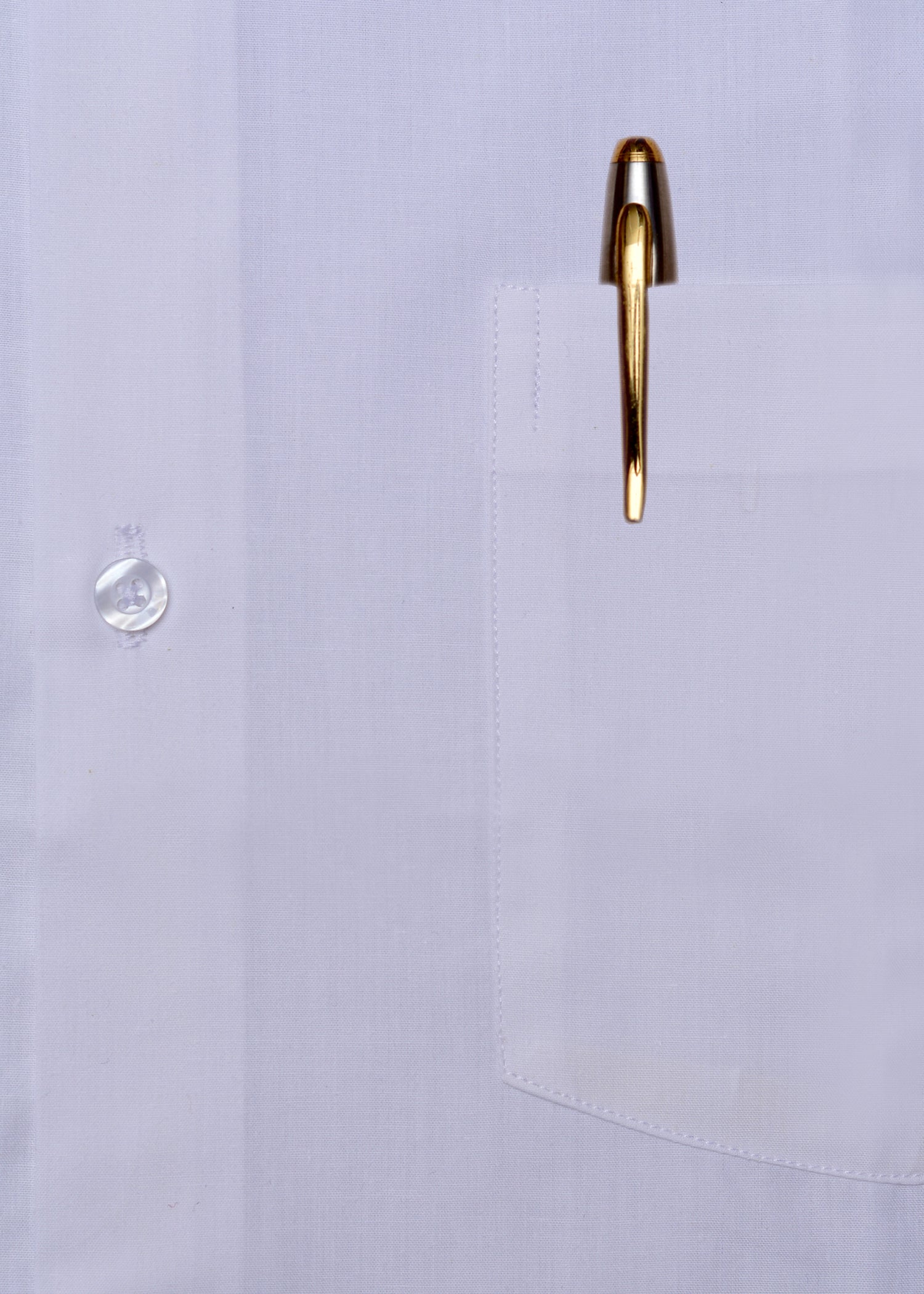 White Plain  Summer Fabric Shirt