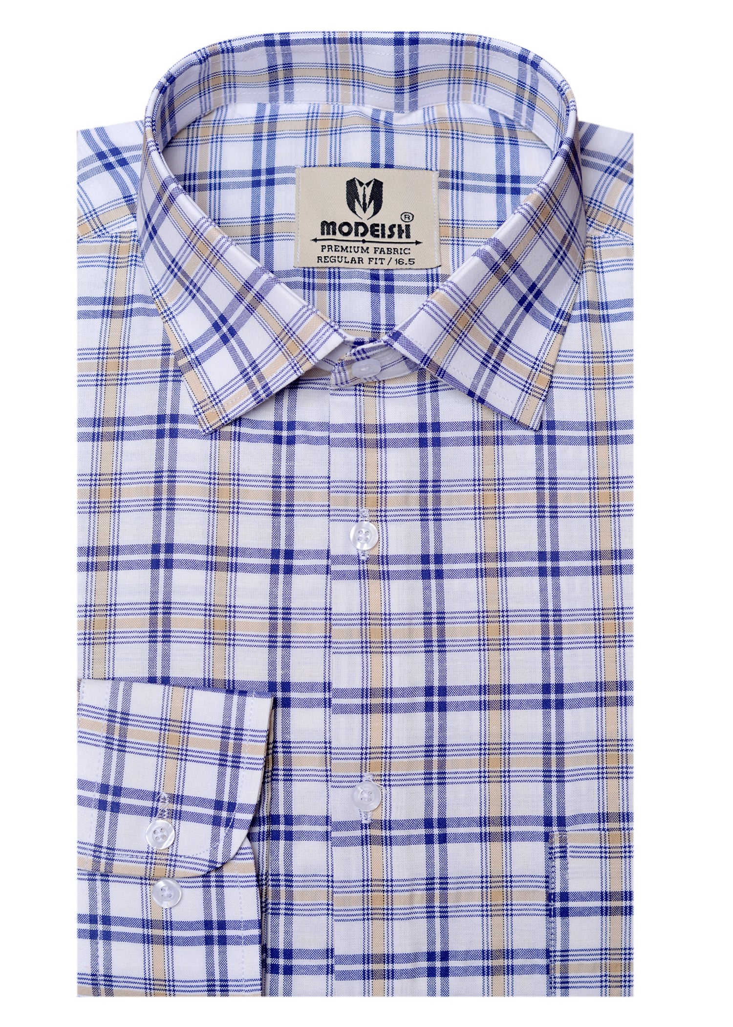 Purple  white check  summer Fabric Shirt