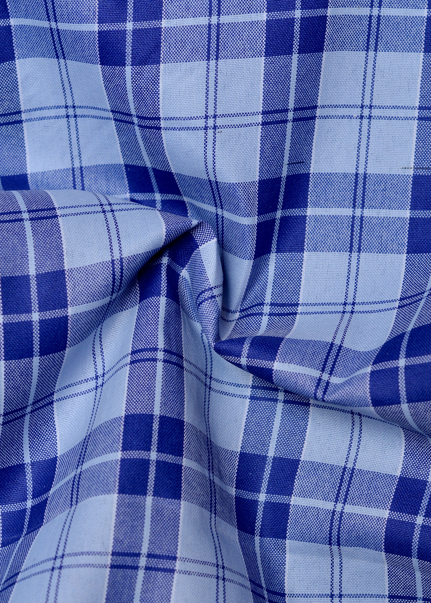 Purple sky  check  summer Fabric Shirt