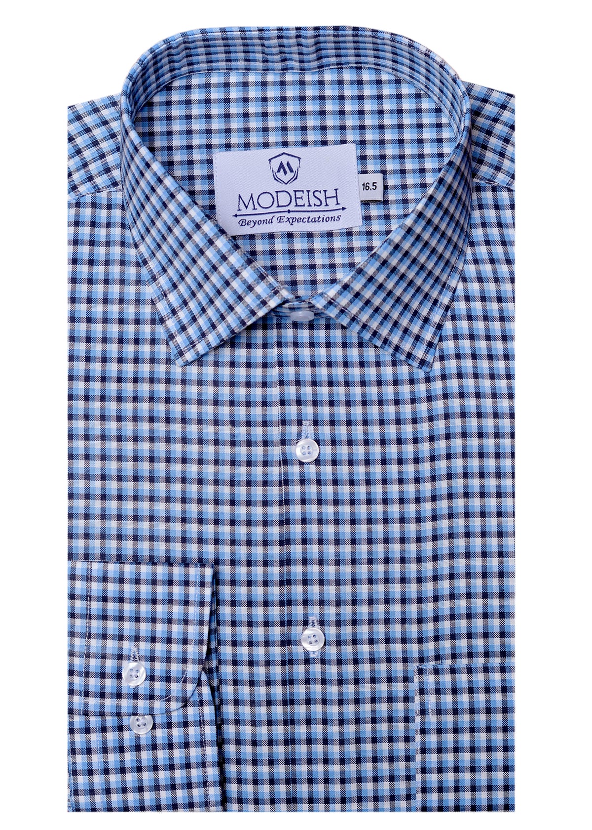 Royal Sky Blue Check   Formal shirt