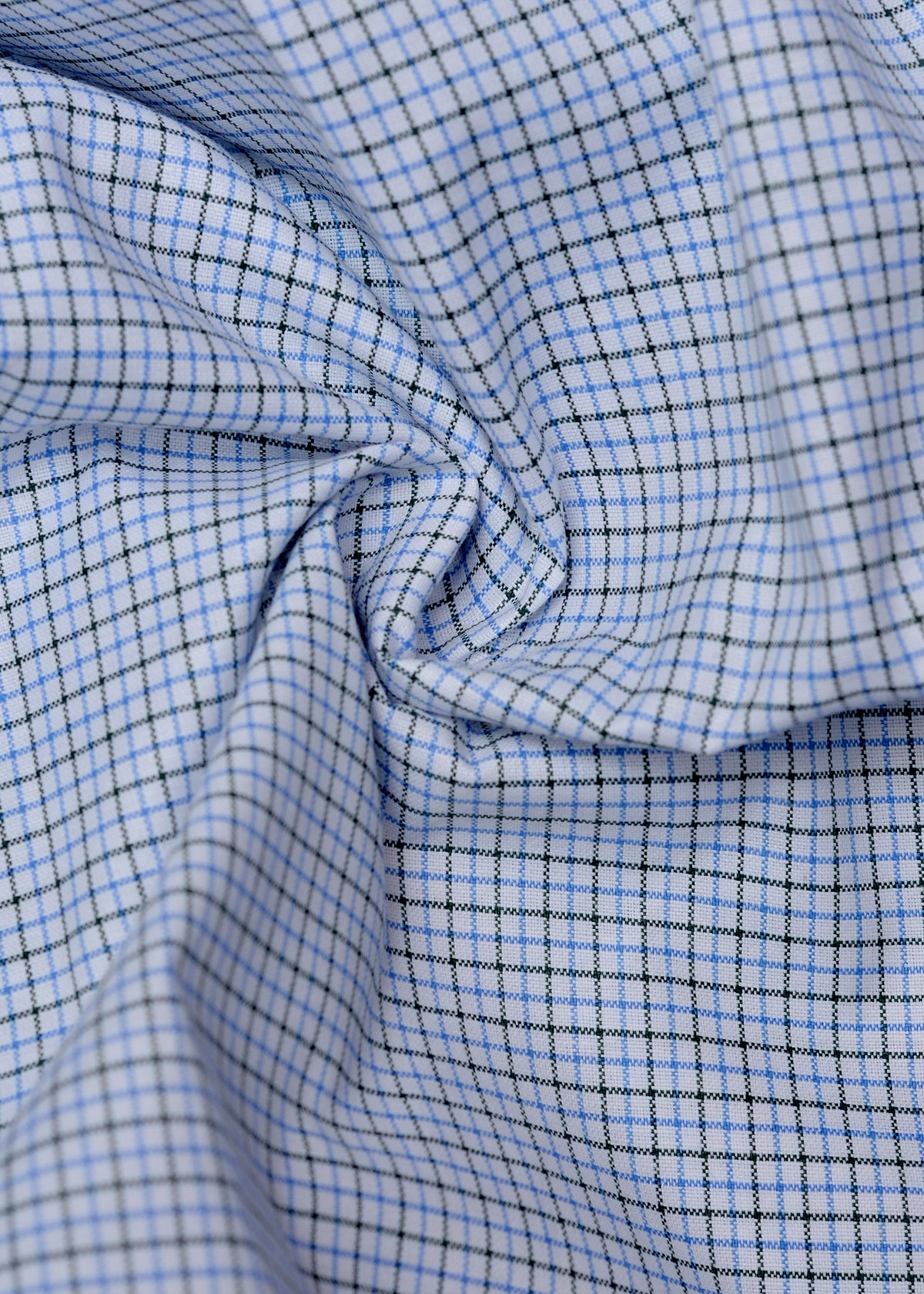 White Multi  Check  Formal shirt